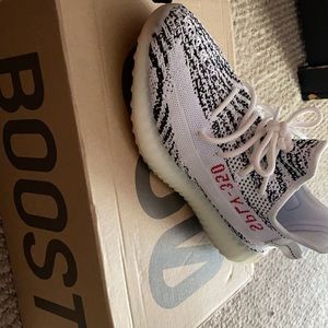 adidas Yeezy 350 black and white zebra size 8.5